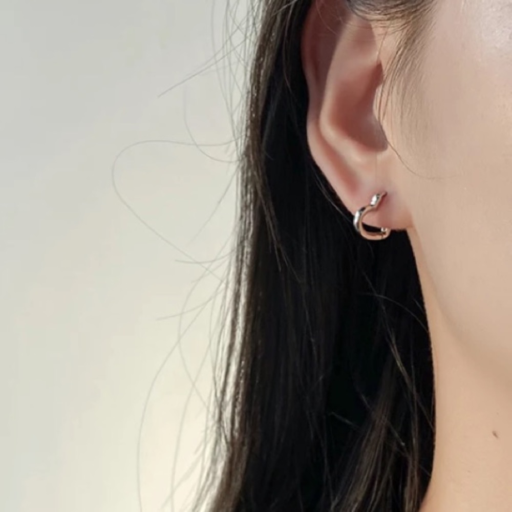 💛Insta earrings cute earrings heart earrings gold earrings - Picture 5 of 6